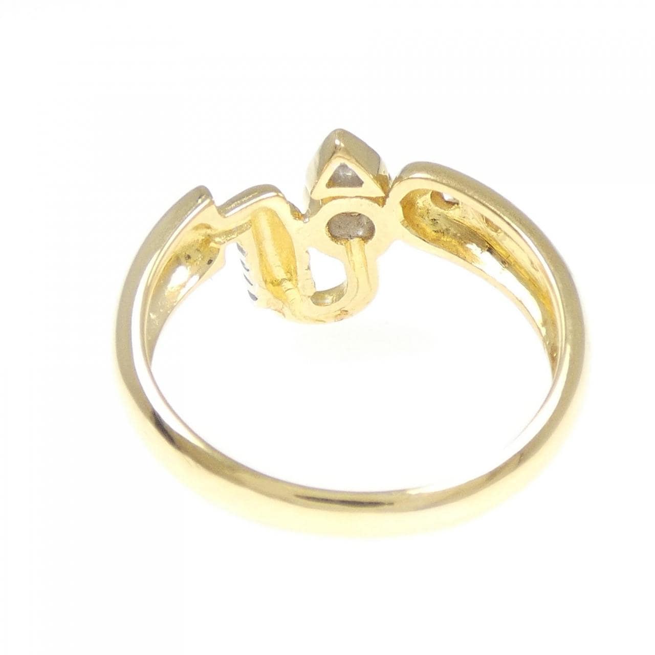 K18YG/K18WG ダイヤモンド リング