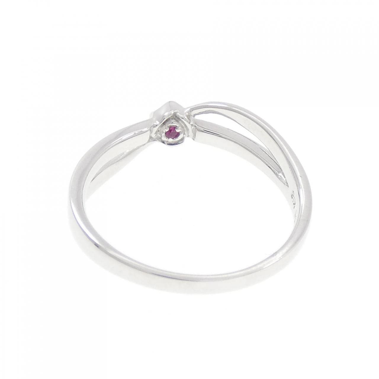 K18WG ダイヤモンド リング 0.05CT