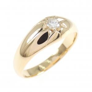 K18PG ダイヤモンド リング