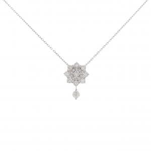 K18WG 2WAY ダイヤモンド ネックレス 0.53CT