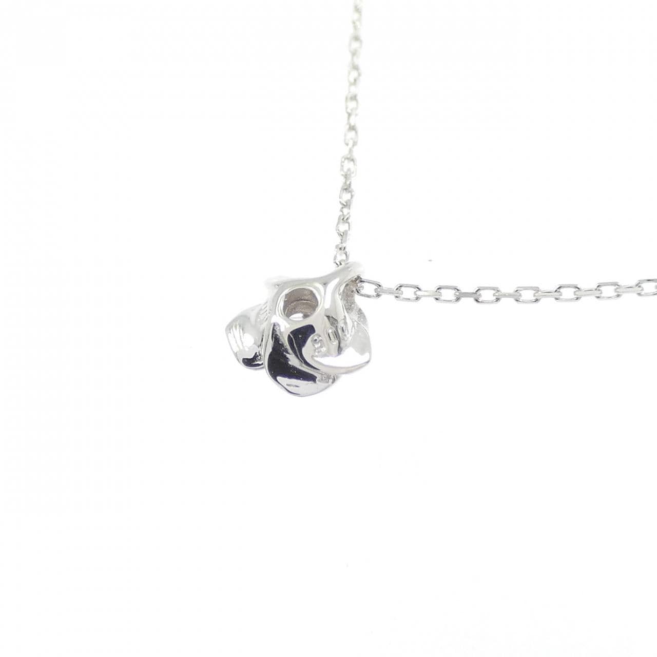K10WG ダイヤモンド ネックレス 0.05CT
