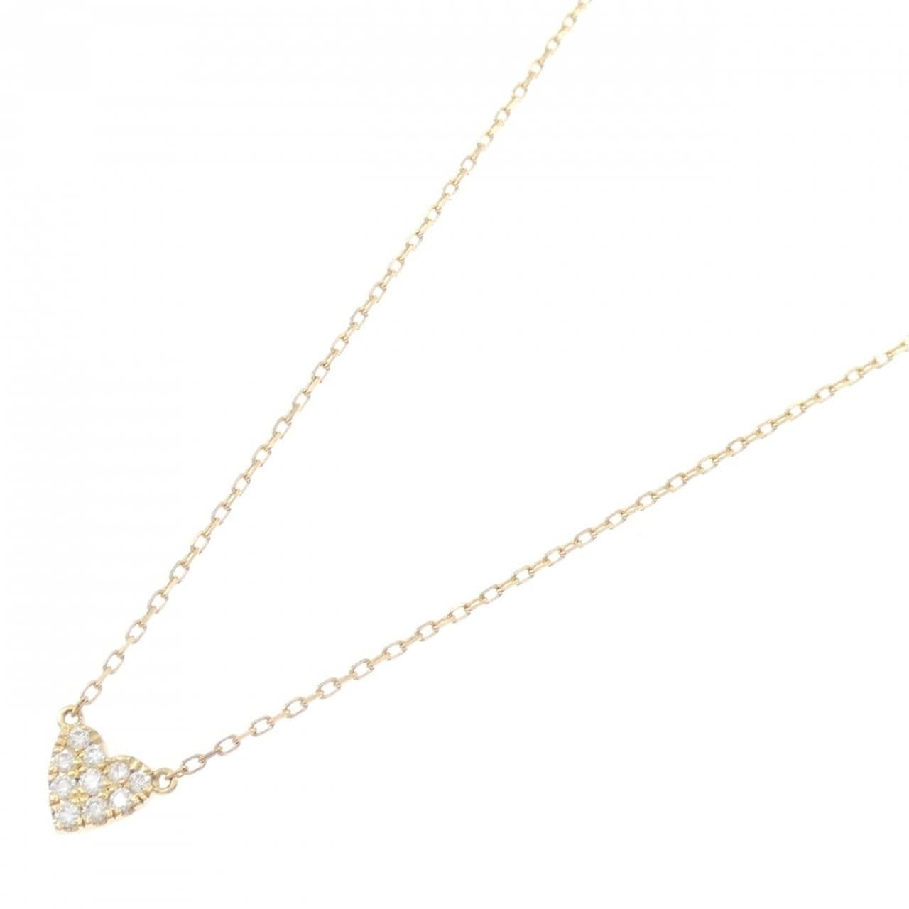 アーカー ハートパヴェ ネックレス 0.05CT