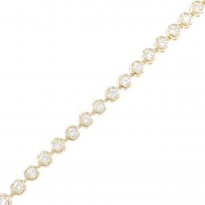 K18YG ダイヤモンド ブレスレット 2.03CT