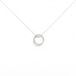 K18WG ダイヤモンド ネックレス 0.19CT