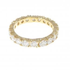 750YG フルエタニティ ダイヤモンド リング 2.08CT