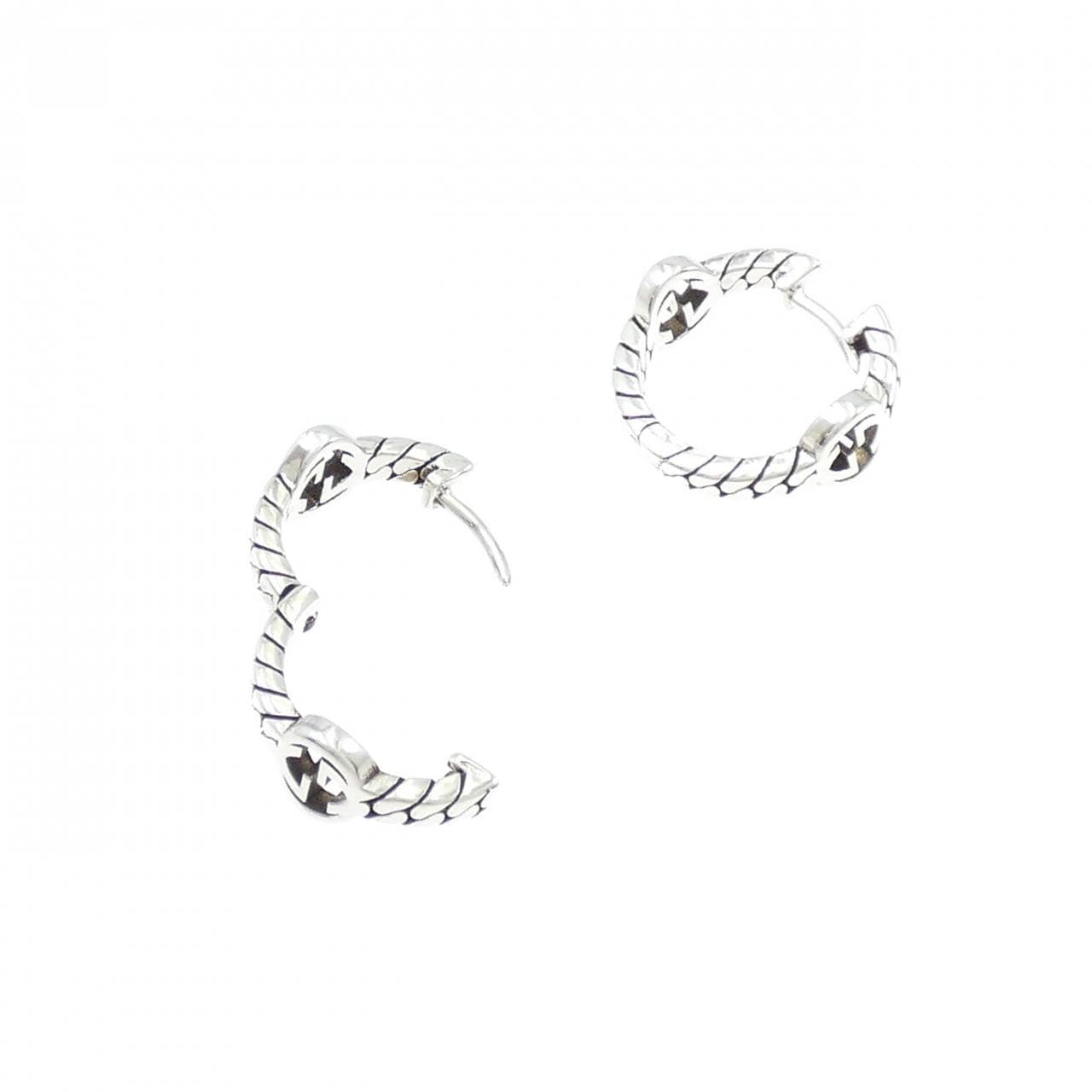 グッチ インターロッキングG フープ ピアス