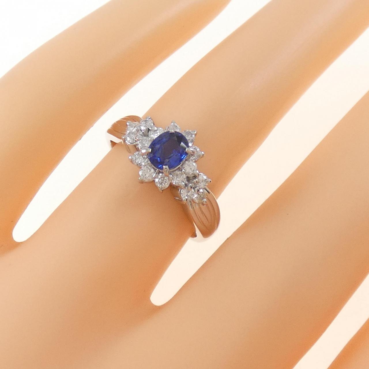 PT サファイヤ リング 0.51CT