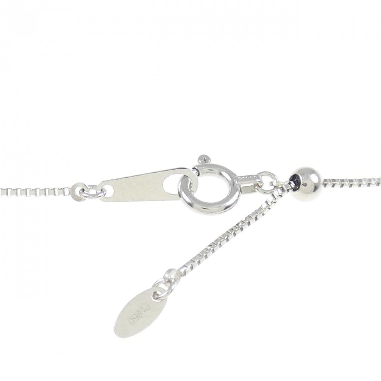PT900/PT850 フラワー ダイヤモンド ネックレス 1.03CT