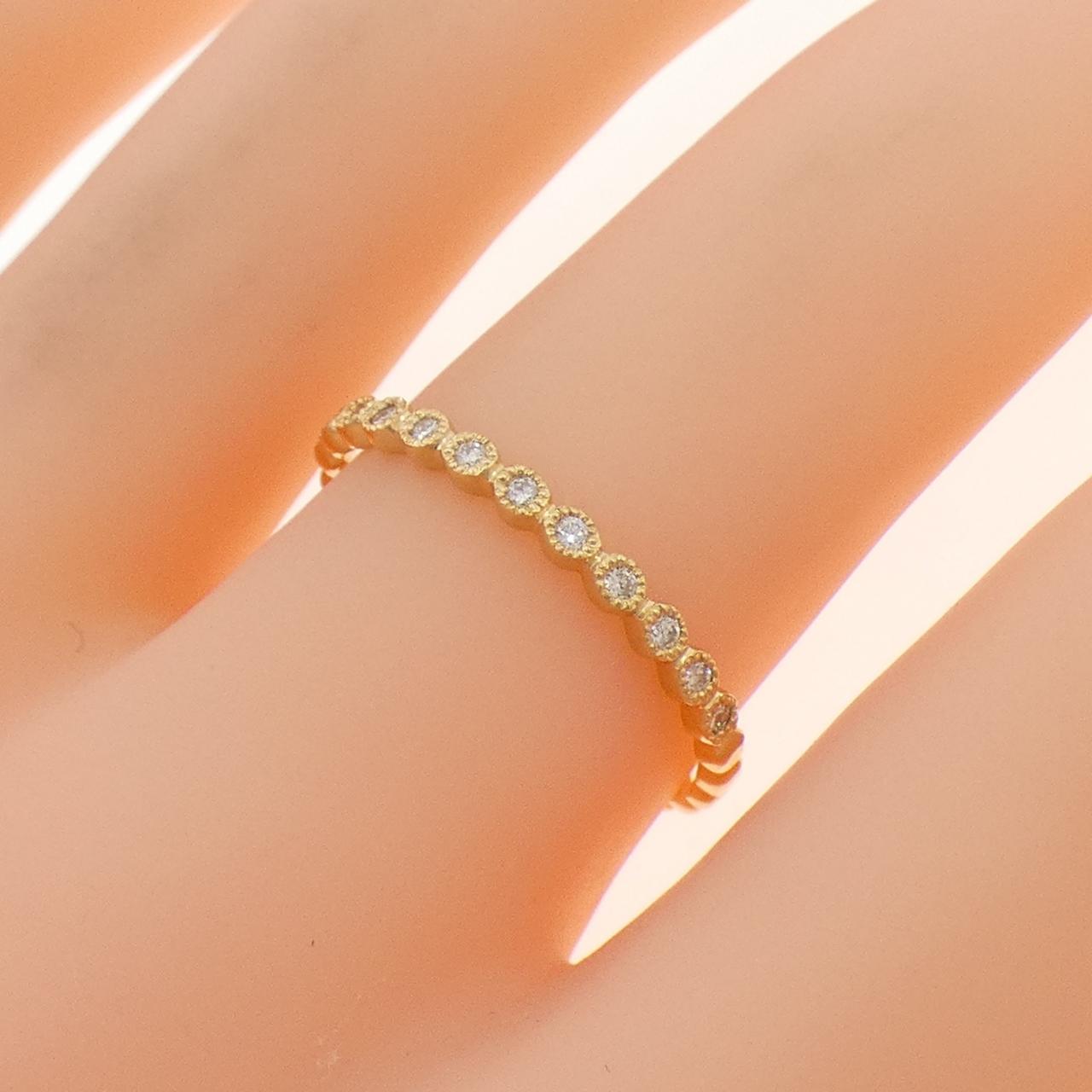 [再加工款] K18YG鑽石0.10CT