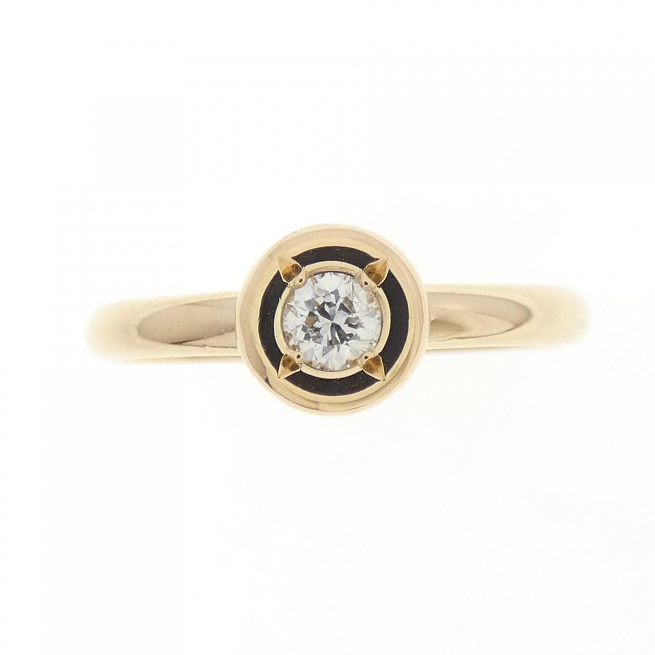 K18YG ダイヤモンド リング 0.11CT