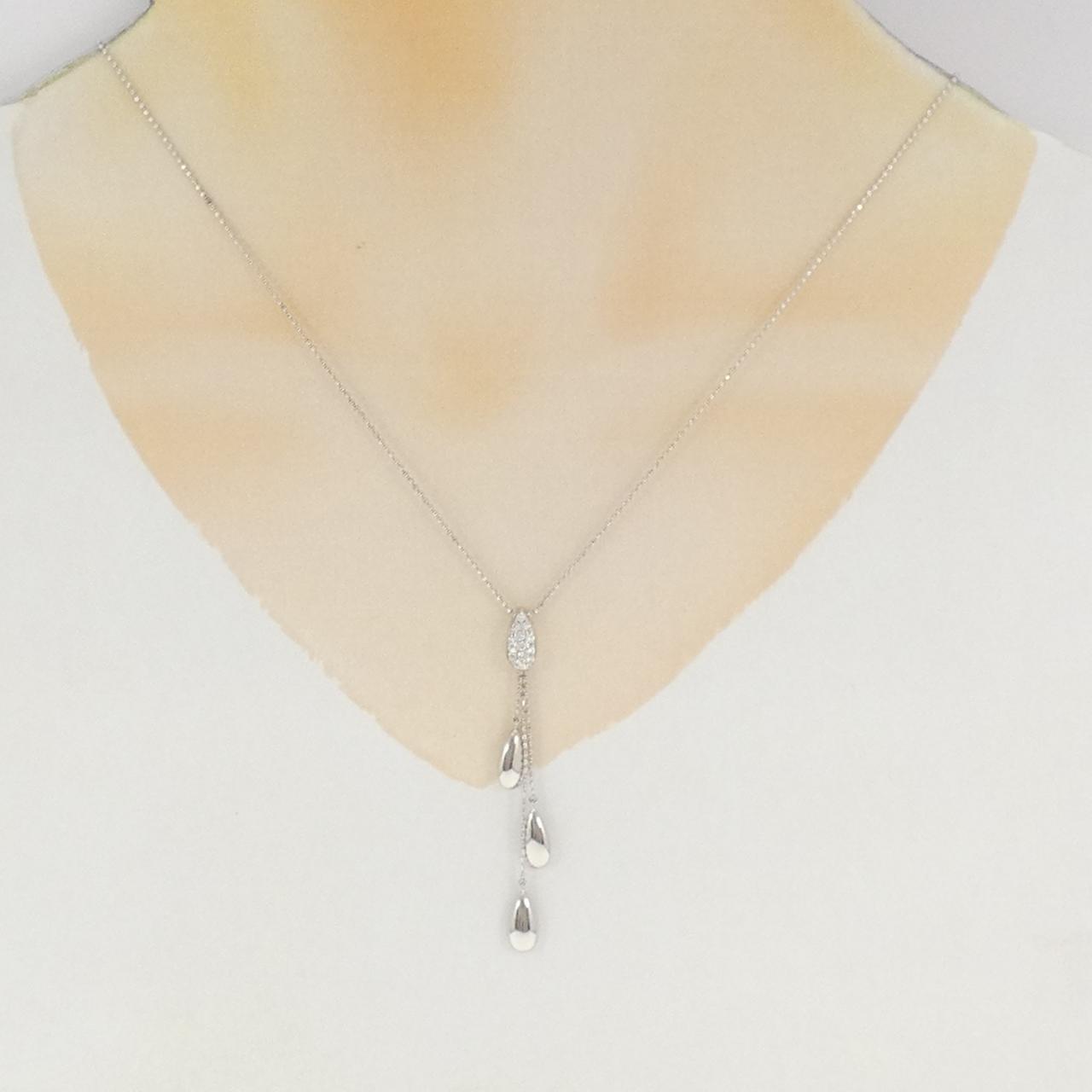 PT900/PT850 ダイヤモンド ネックレス 0.15CT