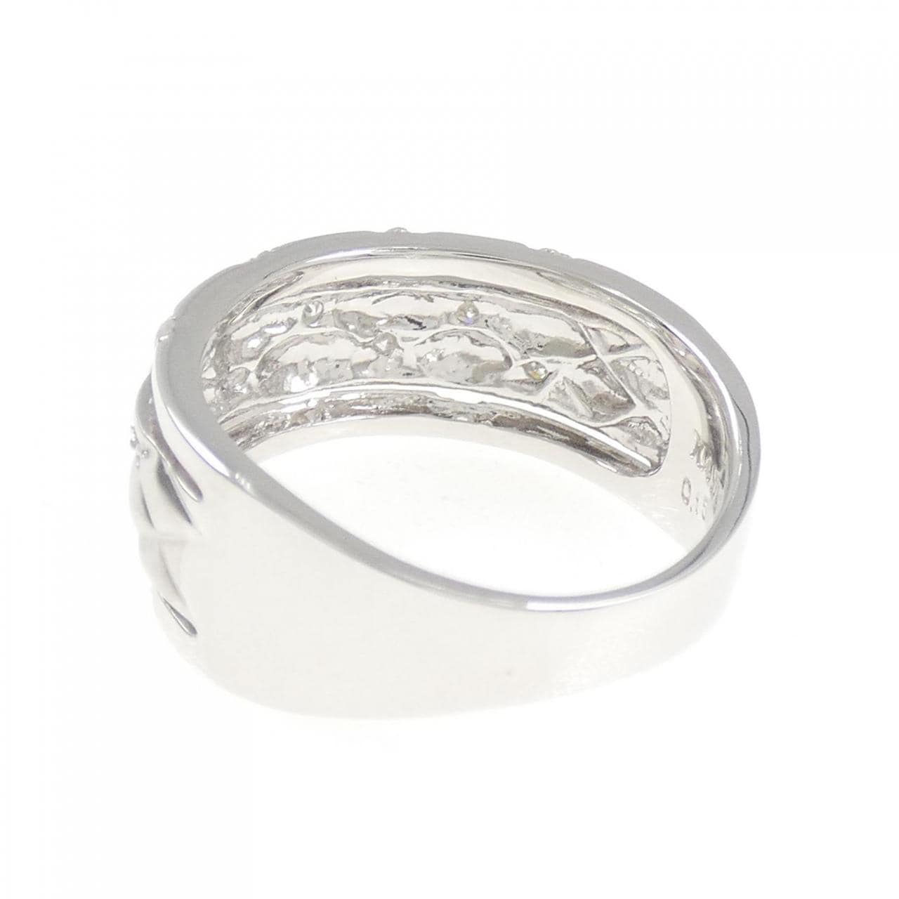 K14WG ダイヤモンド リング 0.15CT