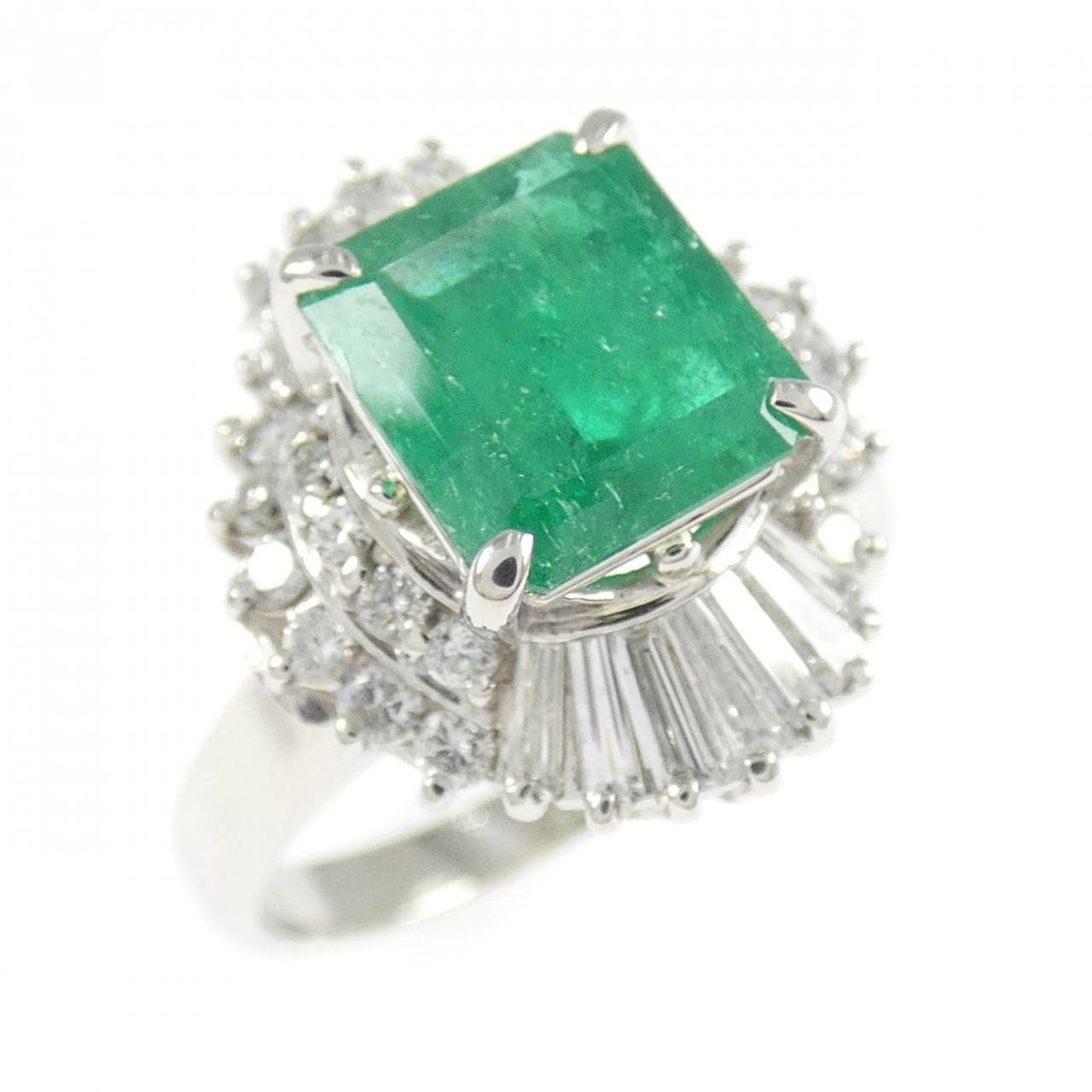 PT900 エメラルド リング 1.51CT