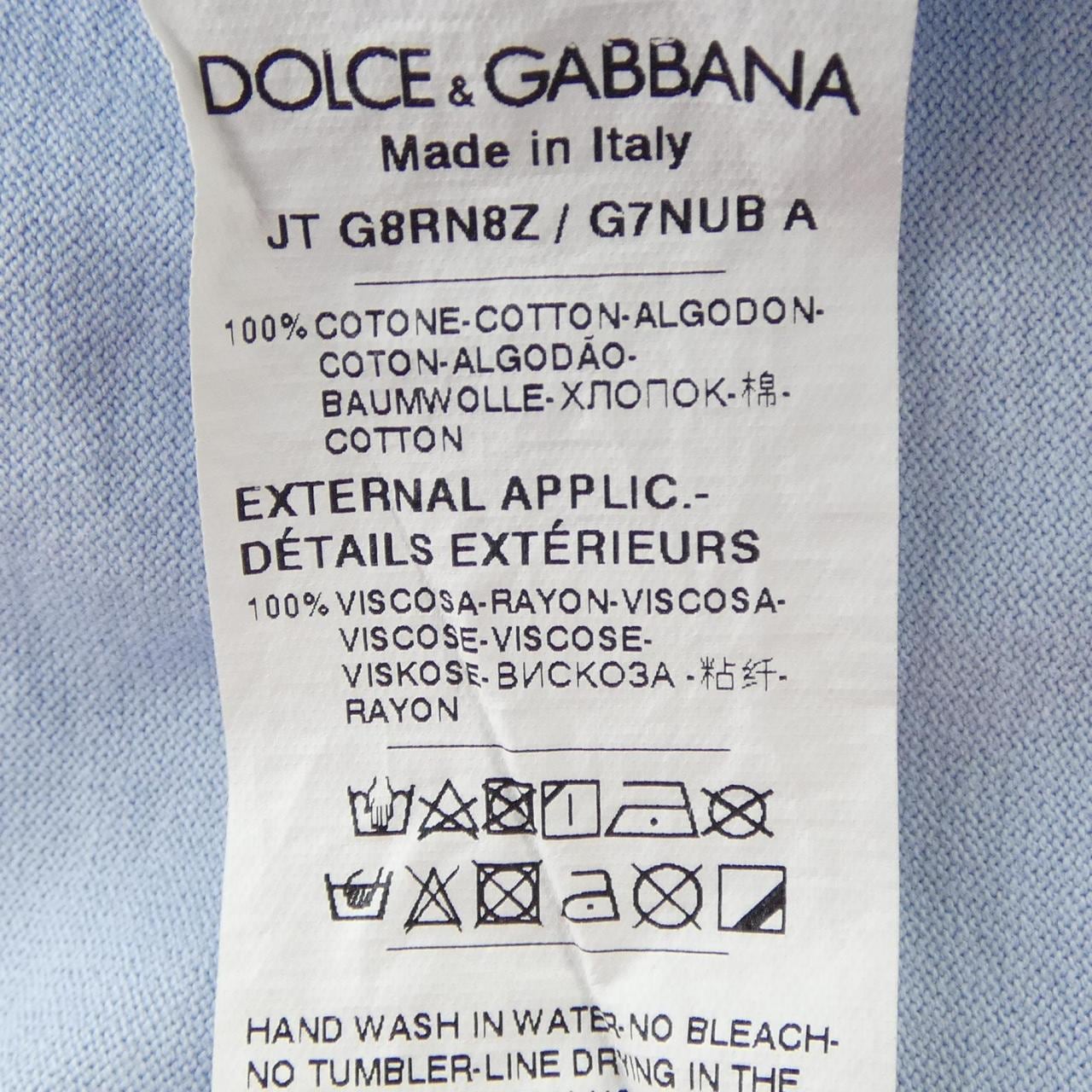ドルチェアンドガッバーナ DOLCE&GABBANA G8RN8Z Tシャツ