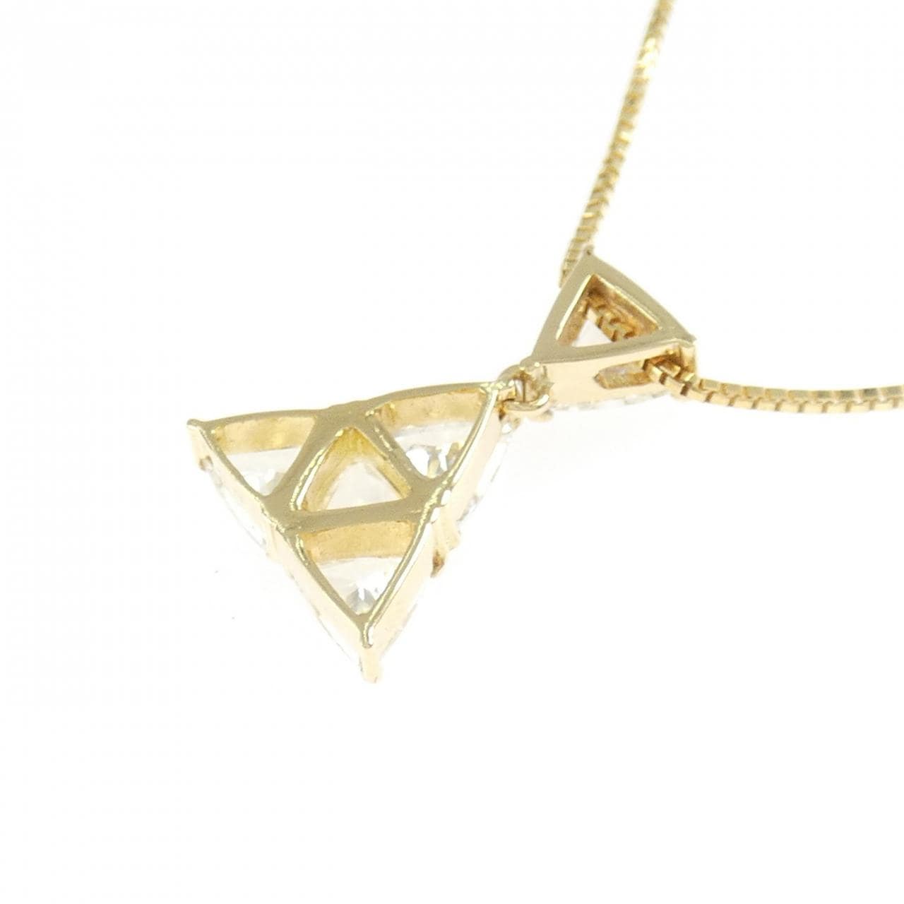 K18YG ダイヤモンド ネックレス 1.08CT