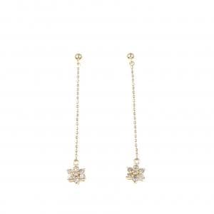 K18YG ダイヤモンド ピアス 0.20CT