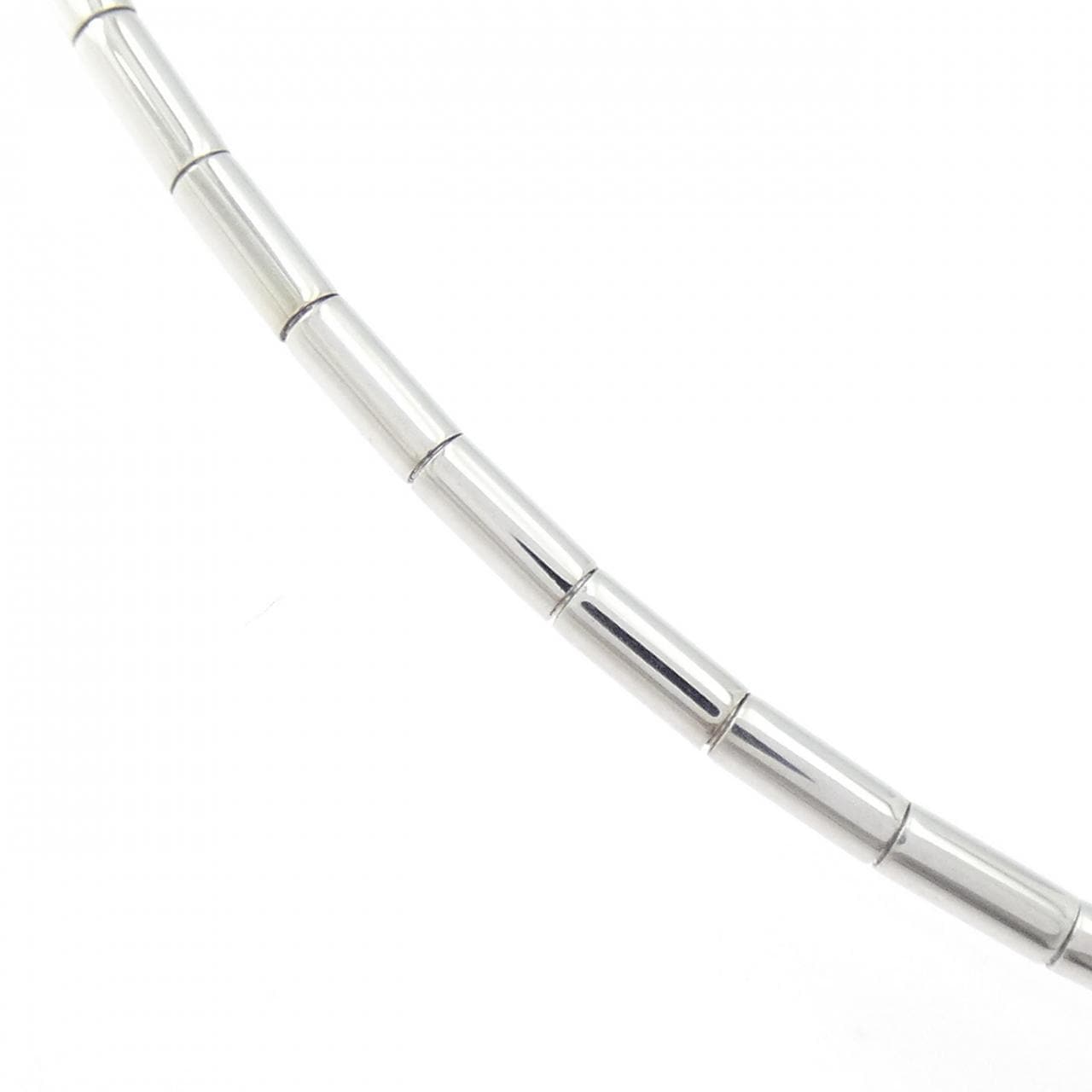 カルティエ チューブチェーン ネックレス