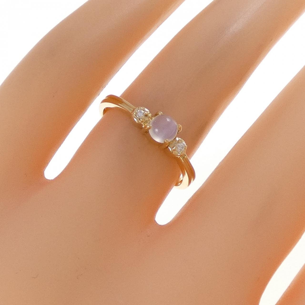 K18YG ムーンストーン リング