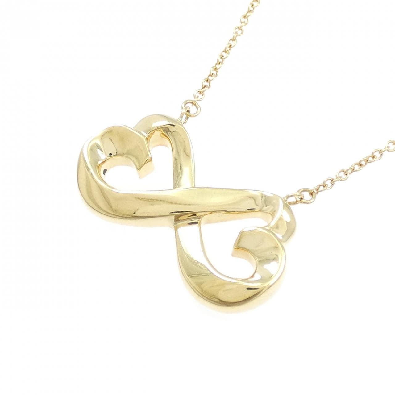 ティファニー ダブルラビングハート ネックレス