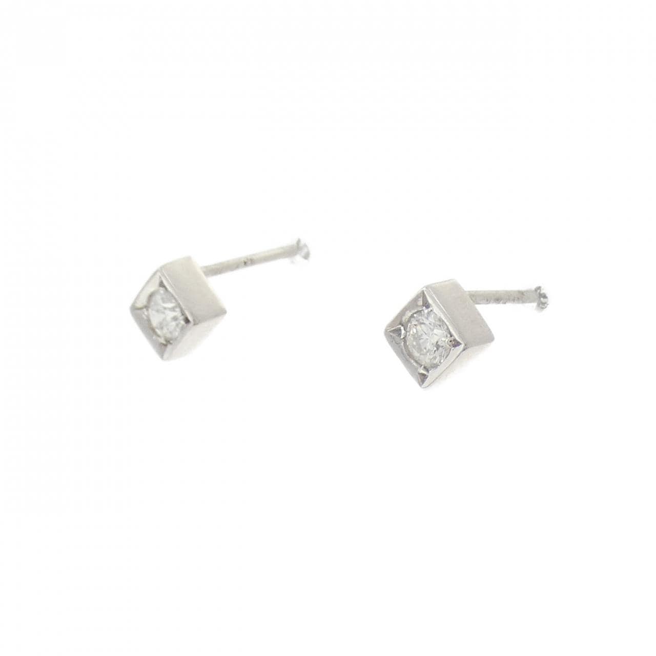 PT/PT900 ダイヤモンド ピアス 0.14CT
