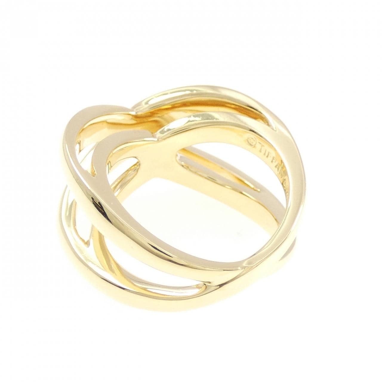 ティファニー インフィニティ ダブルクロス リング