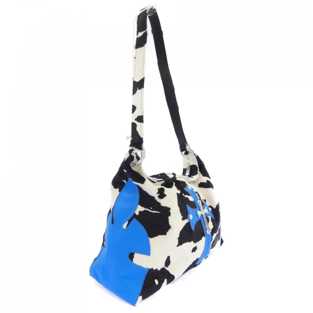 クロムハーツ CHROME HEARTS LITLLE LYON ハラコ ラージクロス BAG