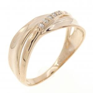 K18PG ダイヤモンド リング 0.05CT