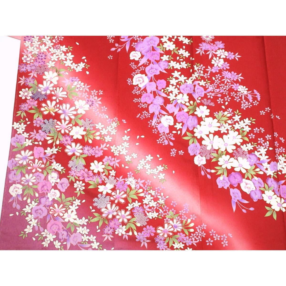 【未使用品】振袖　友禅金彩加工　ボカシ染