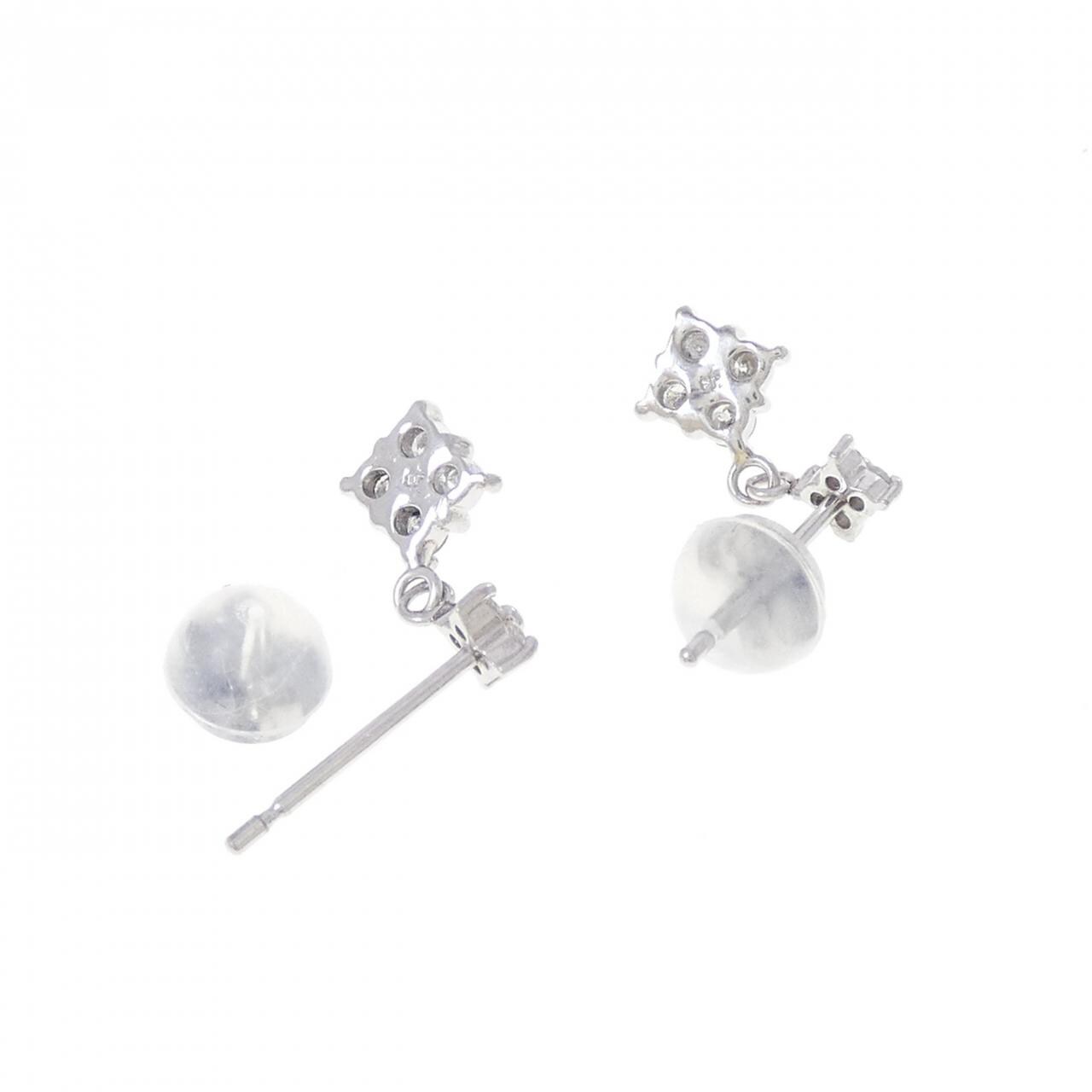 PT900 ダイヤモンド ピアス 0.26CT
