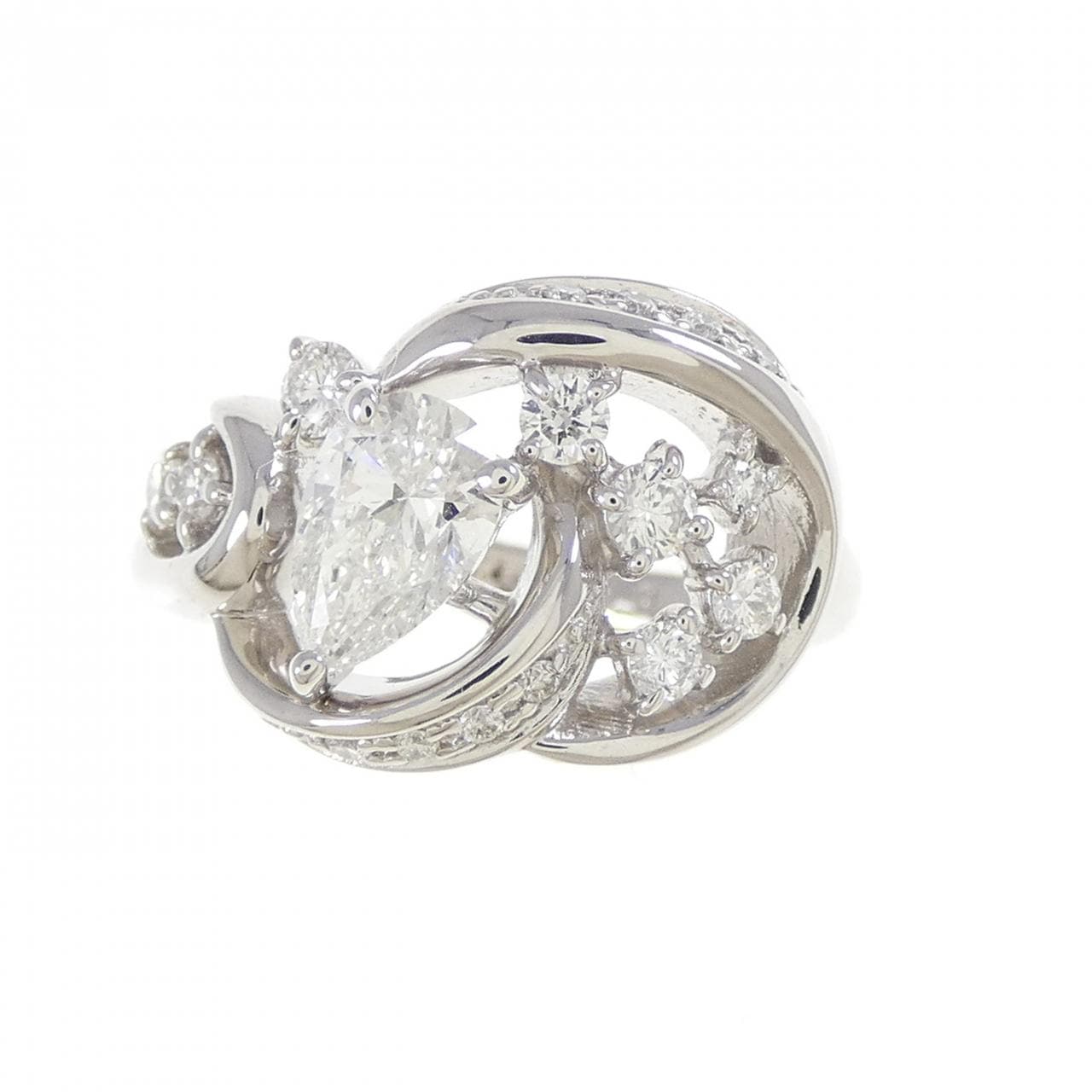 PT900 ダイヤモンド リング 0.522CT
