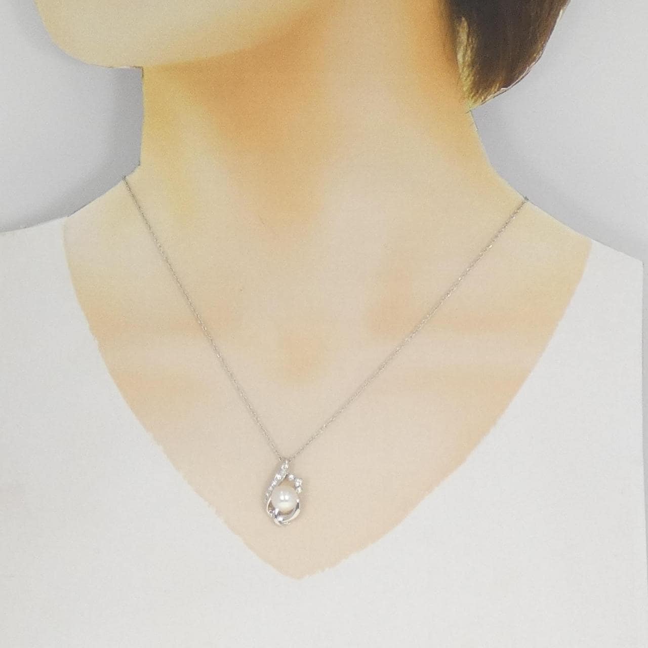 PT900/PT850 アコヤパール ネックレス 8mm