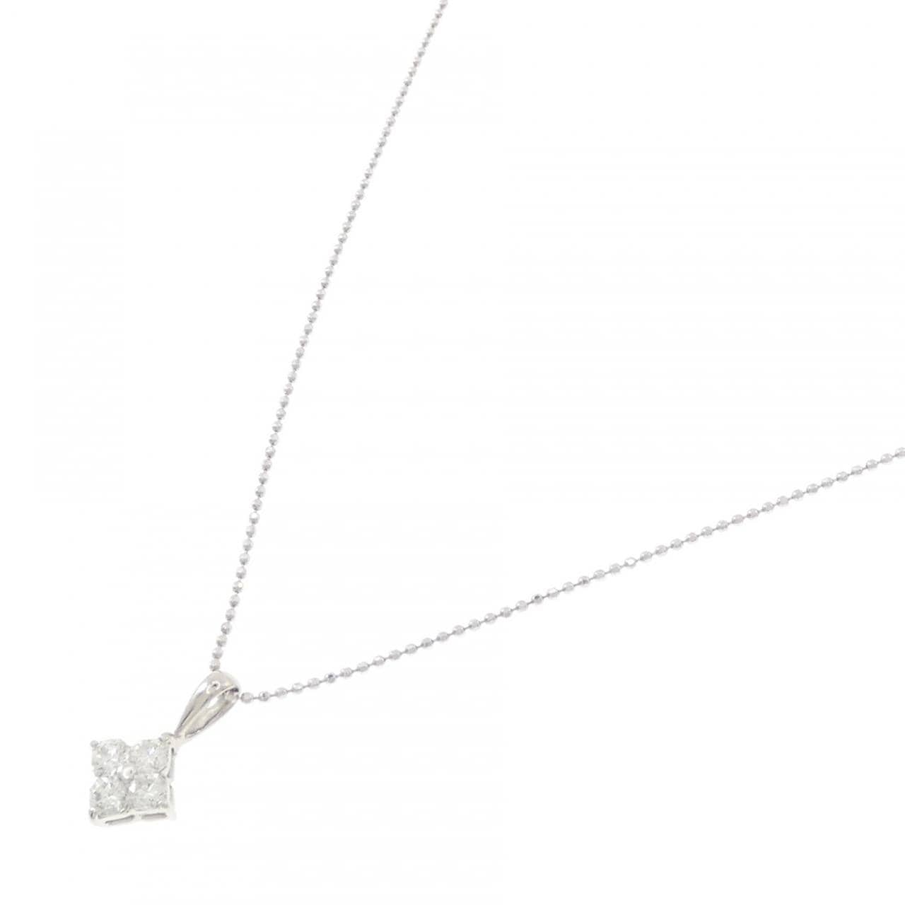 PT950/PT850 ダイヤモンド ネックレス 0.52CT