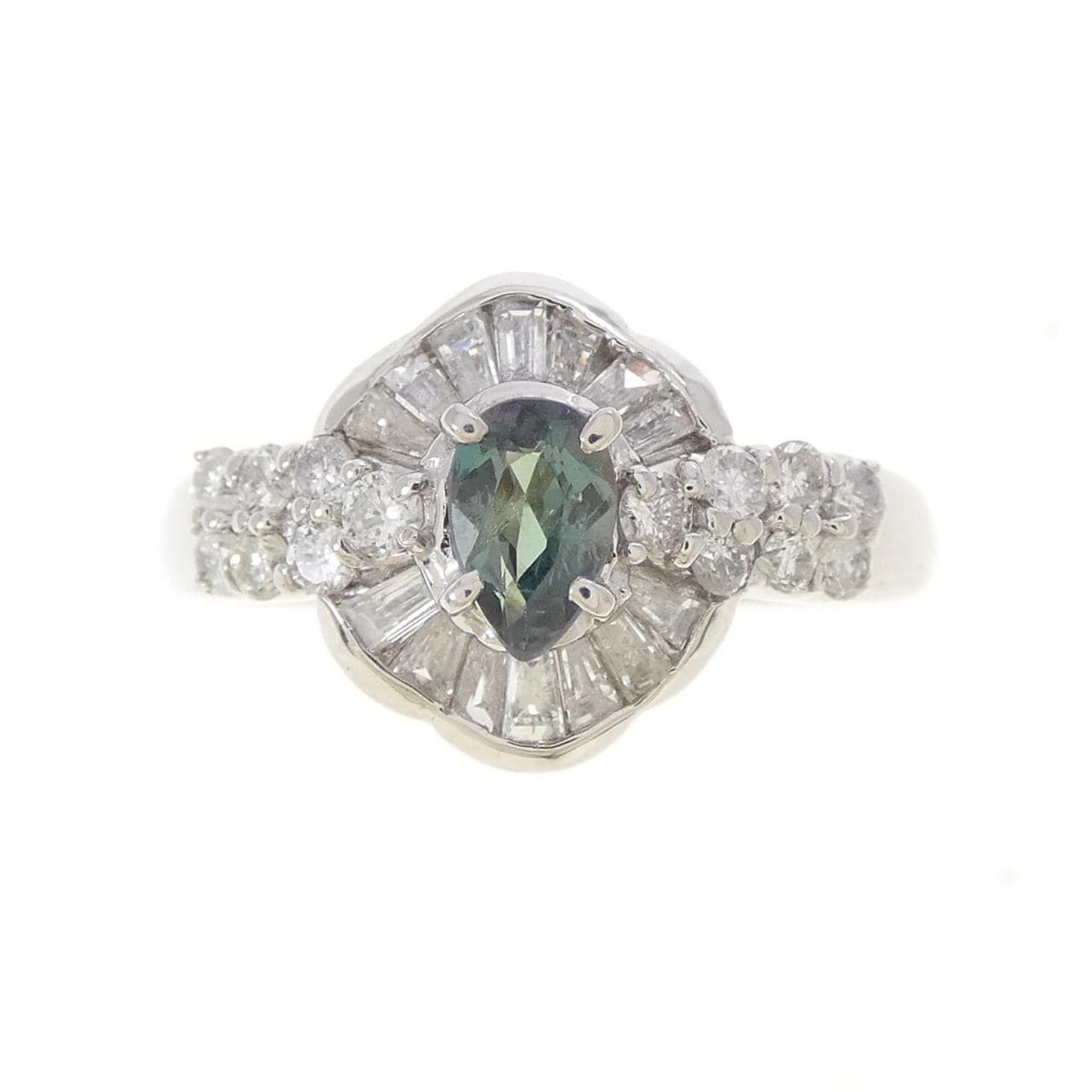 PT900 アレキサンドライト リング 0.40CT ブラジル産