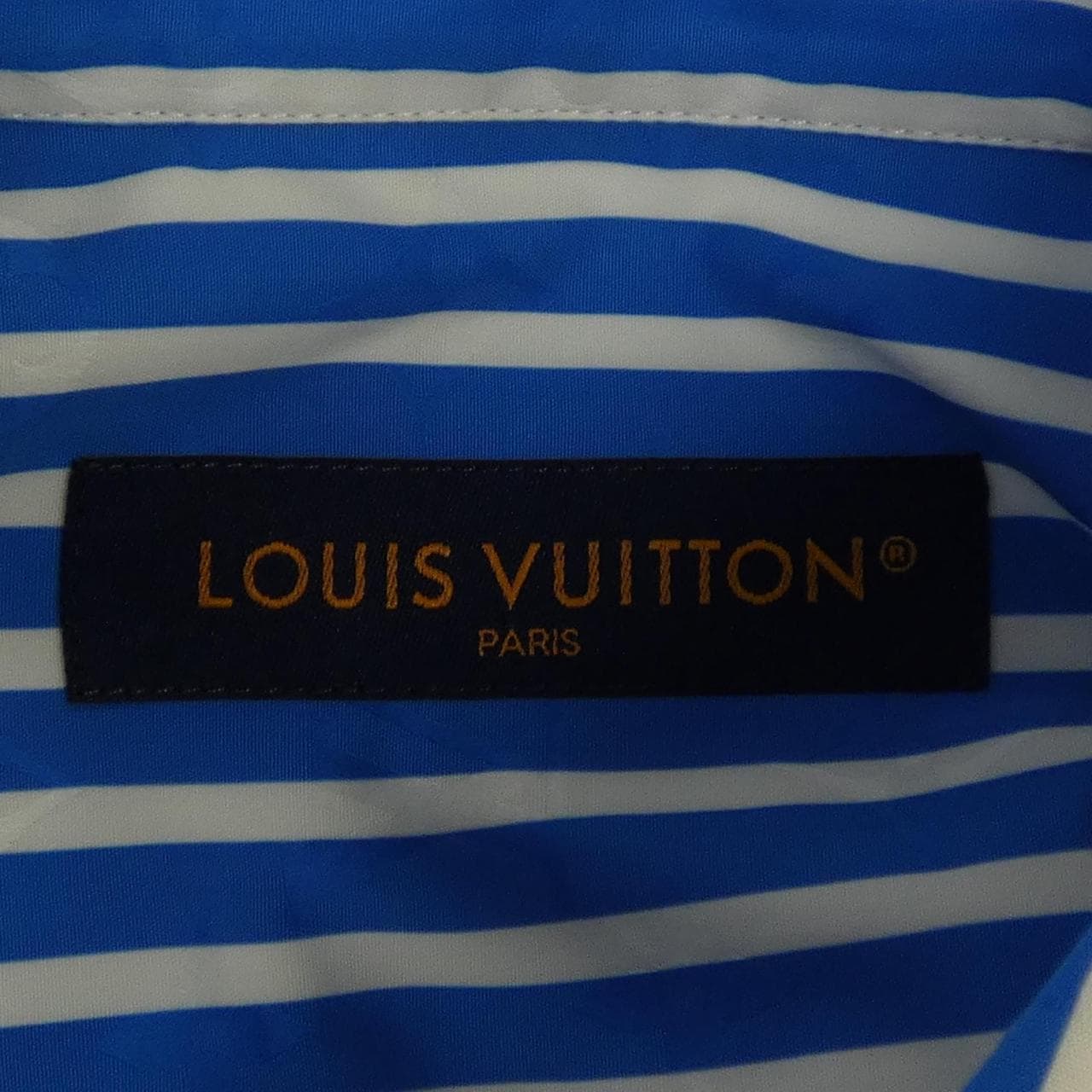 ルイヴィトン LOUIS VUITTON モノグラムパッチワークストライプシャツ HTS26WUVD シャツ
