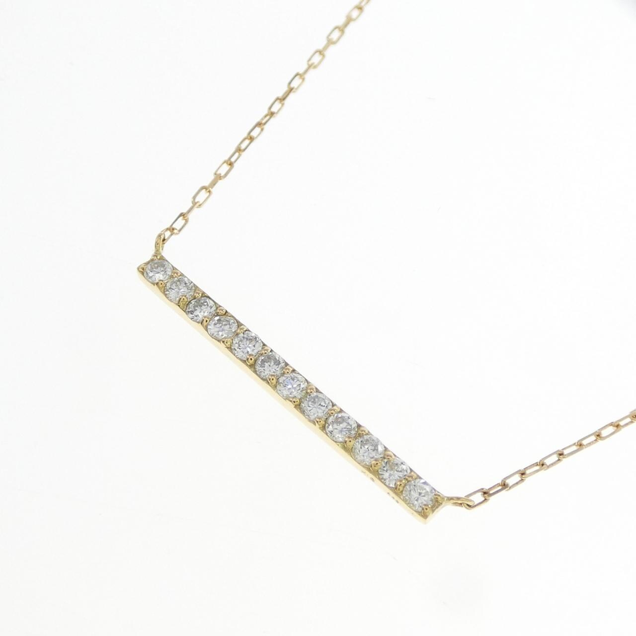 K18YG ダイヤモンド ネックレス 0.20CT