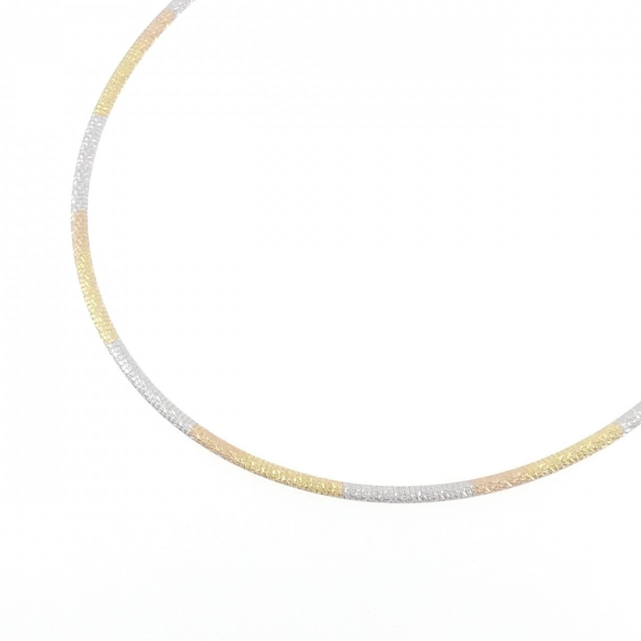 750スリーカラー ネックレス