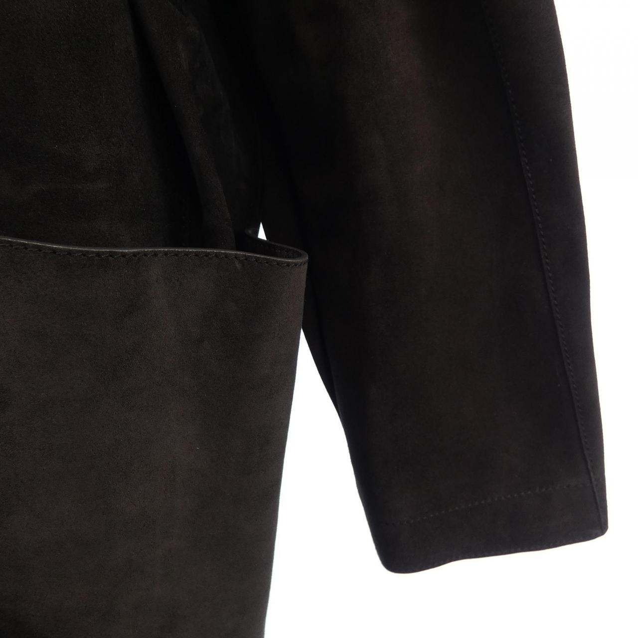 エルメス HERMES *16-7006 レザーコート