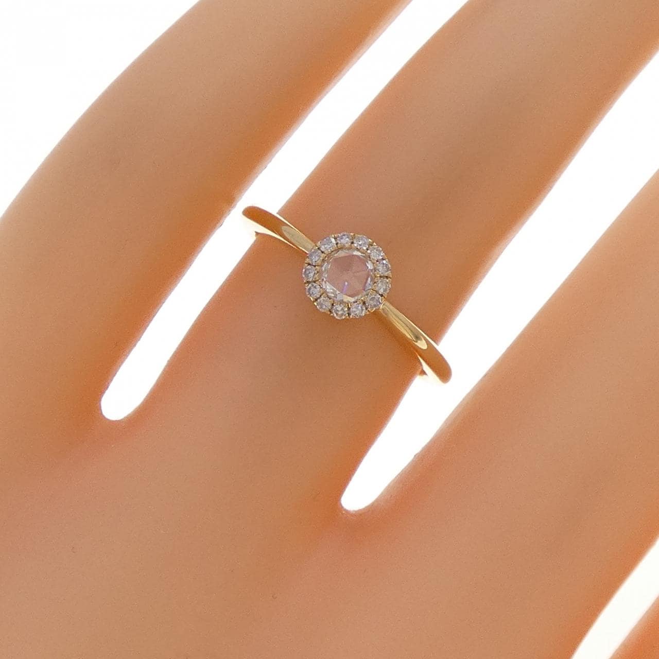 K18YG ダイヤモンド リング 0.20CT