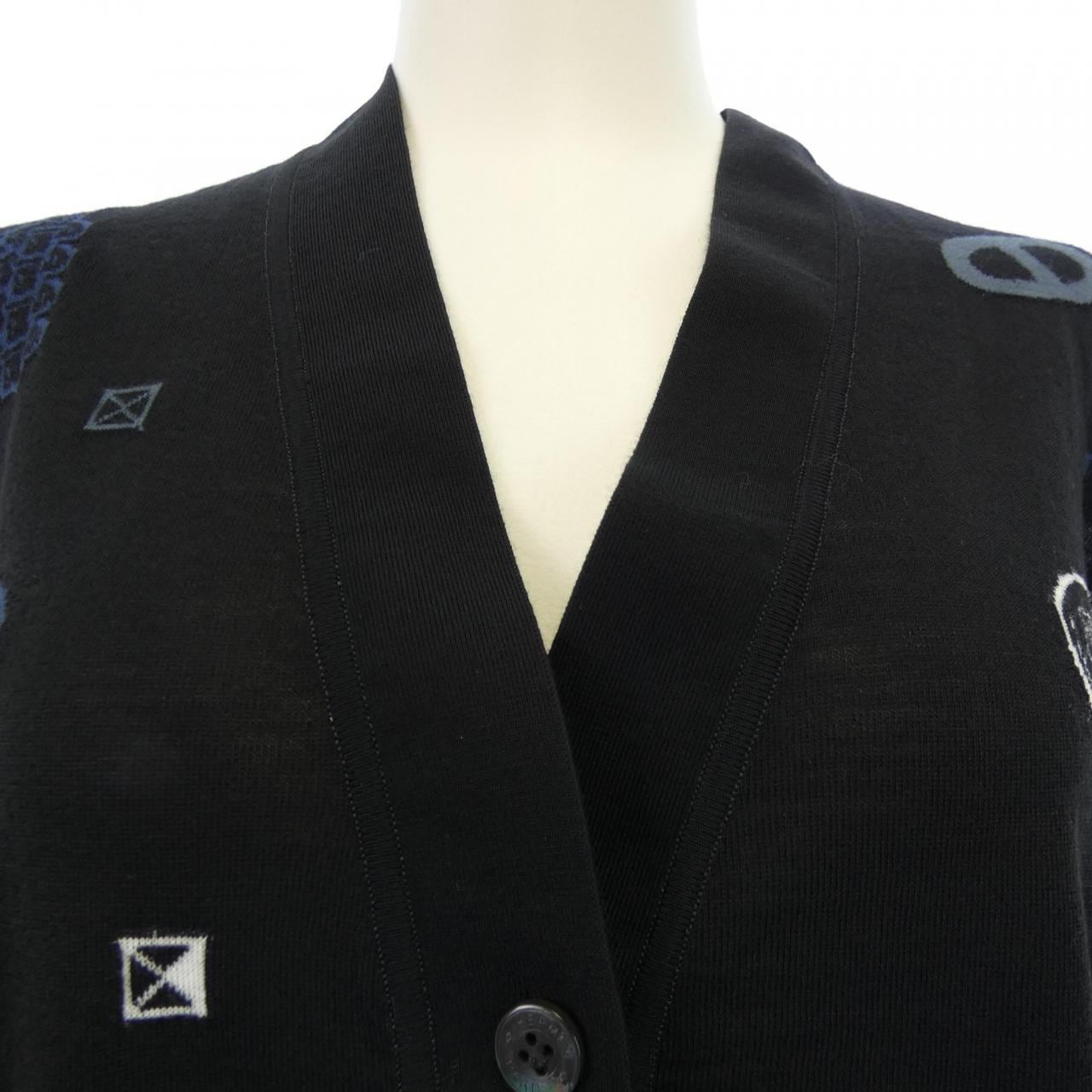 HERMES Candy Liblis 頭巾開襟衫 5H2729D3