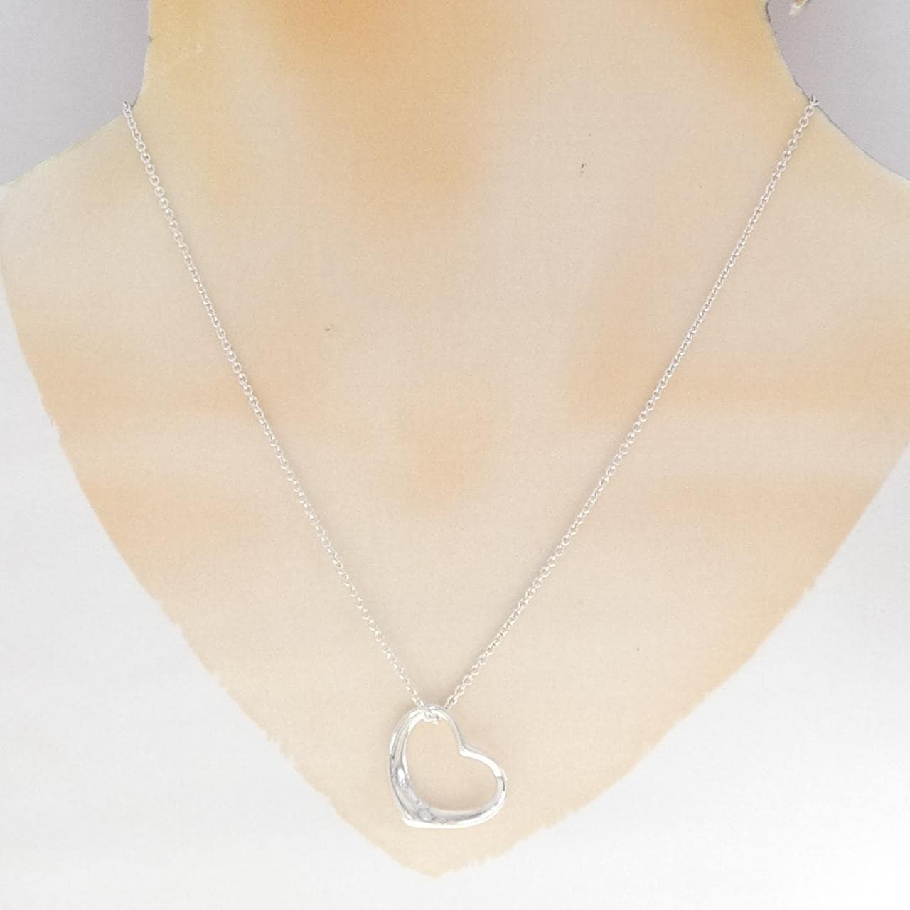 ティファニー オープンハート ネックレス