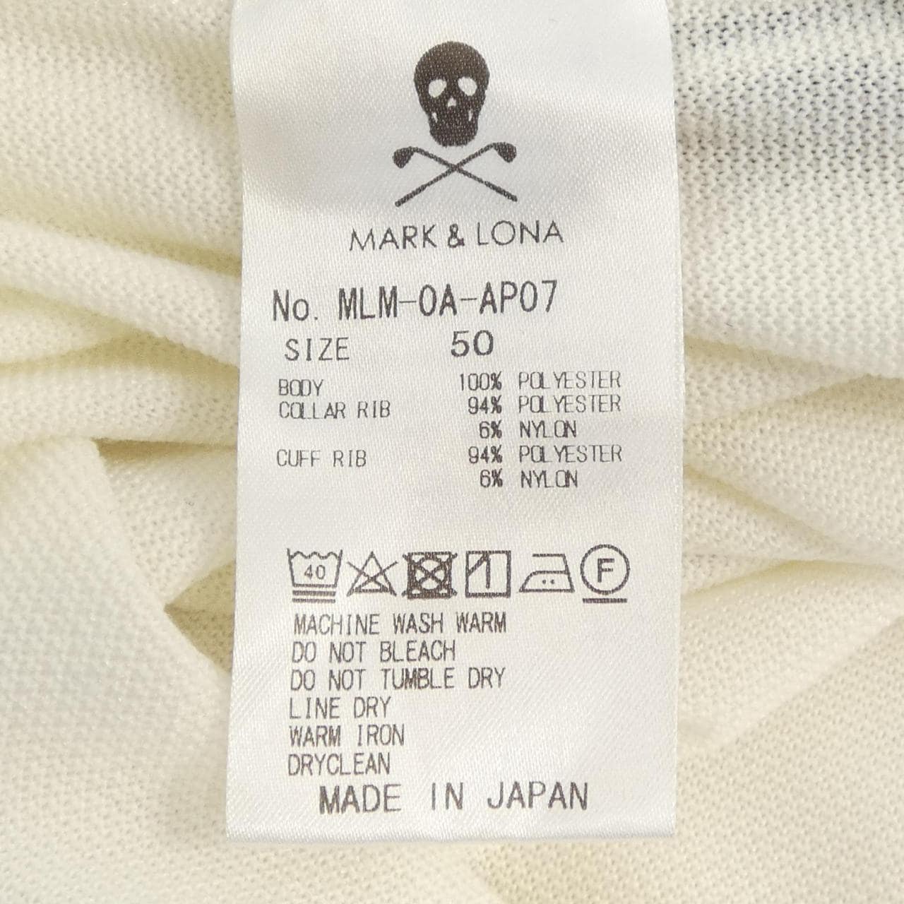 マークアンドロナ MARK&LONA ポロシャツ
