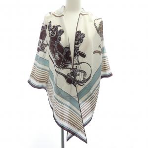 エルメス HERMES EX-LIBRIS H363791S トライアングルジェアン ショール