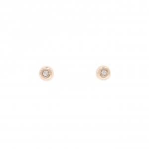 K18PG ダイヤモンド ピアス 0.04CT