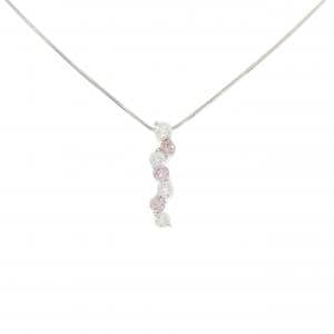 PT900/PT850 ピンクダイヤモンド ネックレス 0.273CT