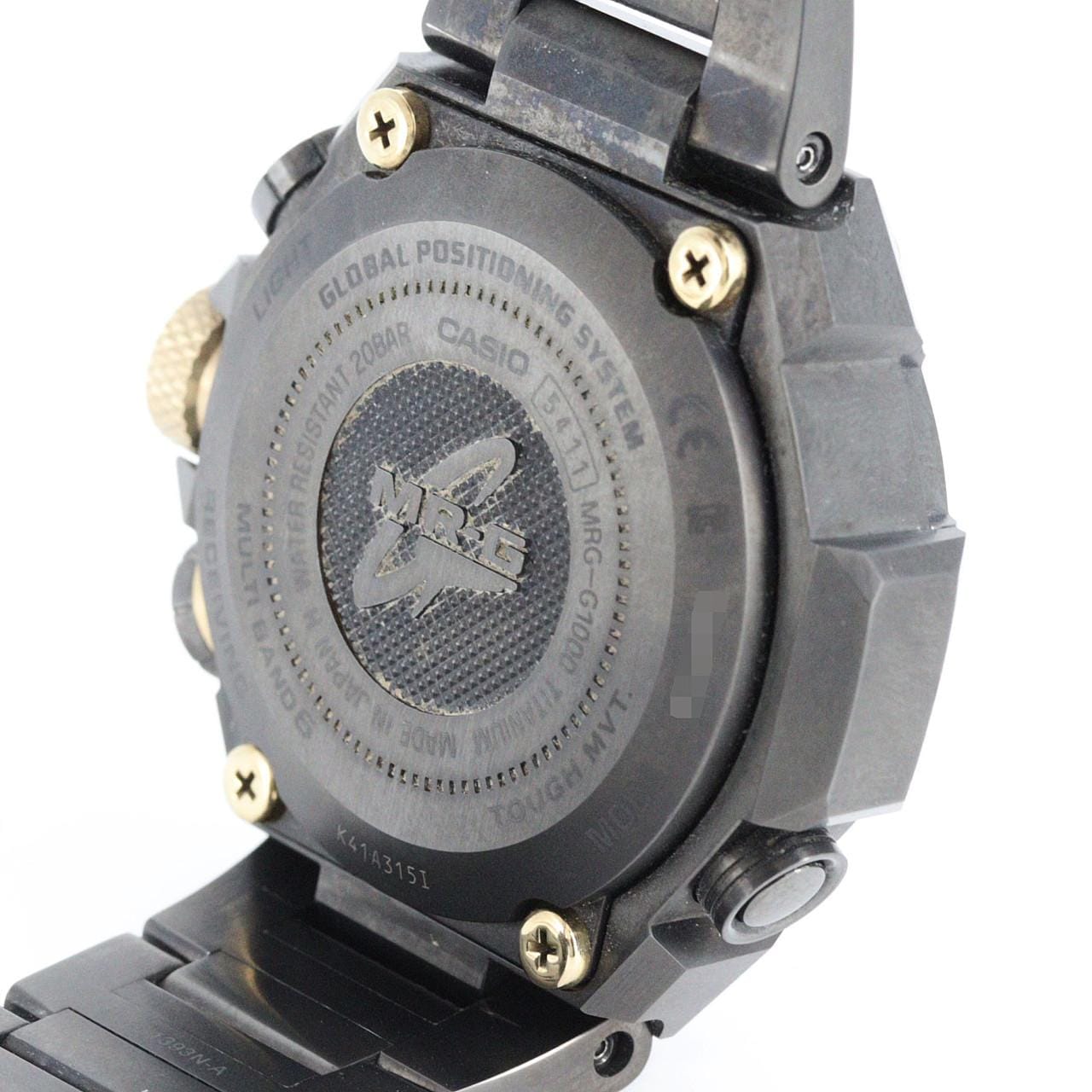 【ノーメンテナンス特価】カシオ G-SHOCK･MR-G GPS 電波時計 MRG-G1000B-1A4JR TI ソーラークォーツ