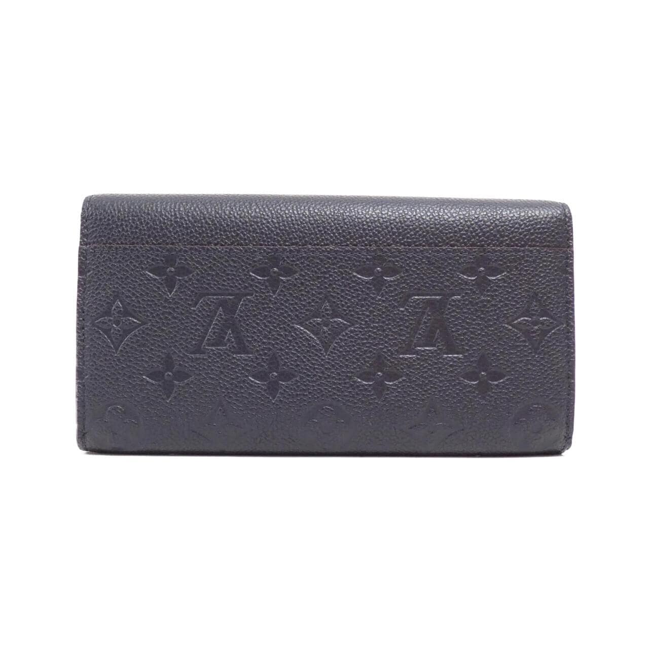 Louis Vuitton Marine Rouge Empreinte Sarah Wallet Golden Metallic