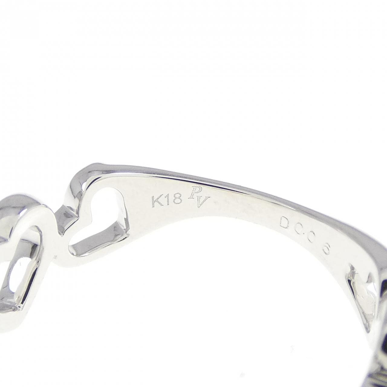 PONTE VECCHIO心形钻石戒指 0.06CT