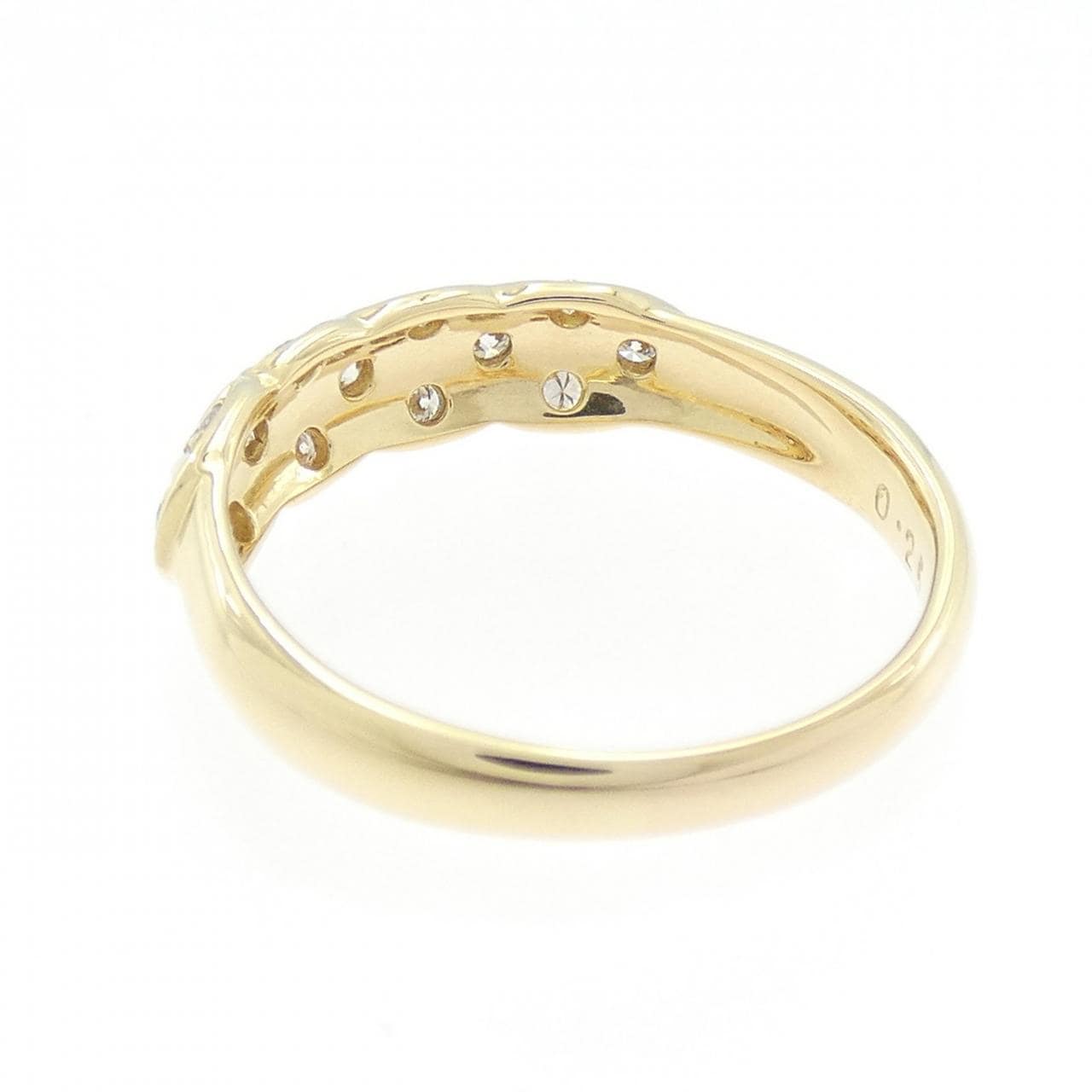 K18YG ダイヤモンド リング 0.25CT