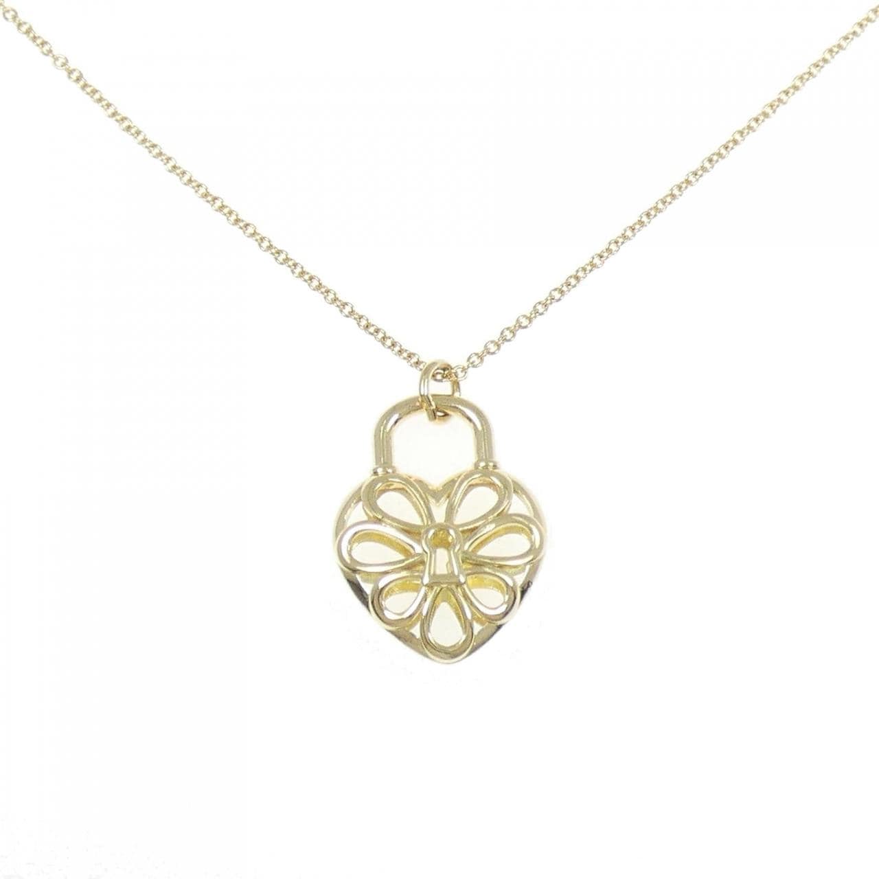 TIFFANY filigree heart necklace