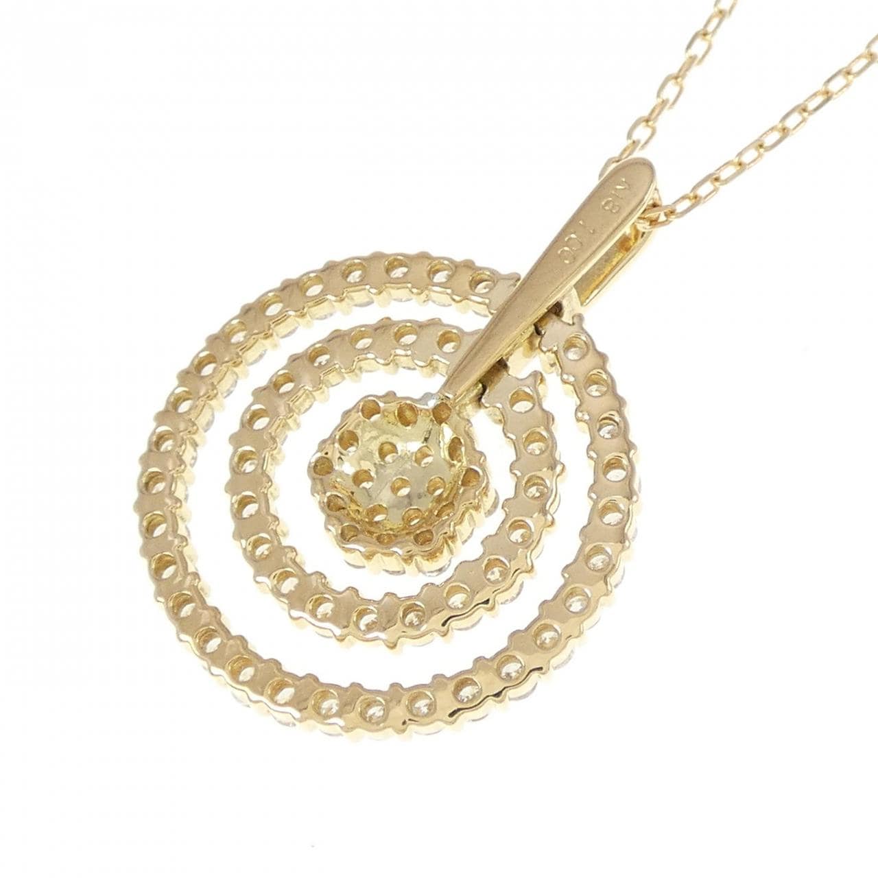 K18YG ダイヤモンド ネックレス 1.00CT